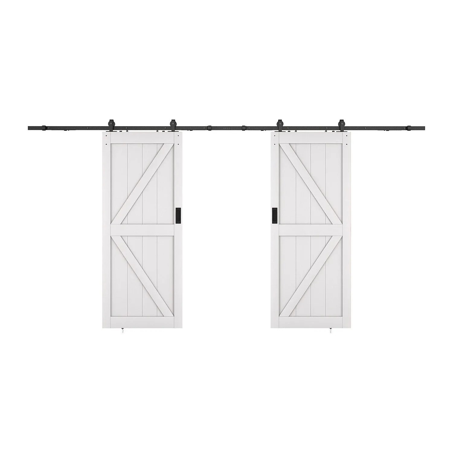 Vente-unique Schiebetür Nefara Weiß 83 cm