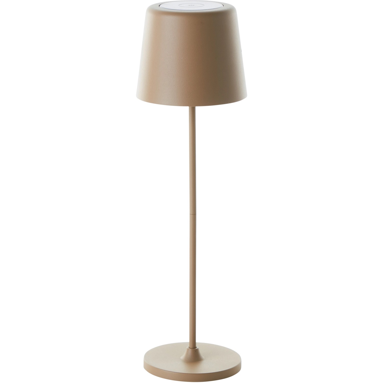 Brilliant LED-Tischleuchte Kaami, 37 cm, Cappuccino Matt, für den Außenbereich.
