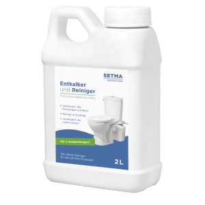 Setma Spezialreiniger und Entkalker für Hebeanlagen, 2 Liter Kanister.