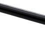 Schwarzer Hettich Möbelgriff aus Kunststoff, 105 mm breit.