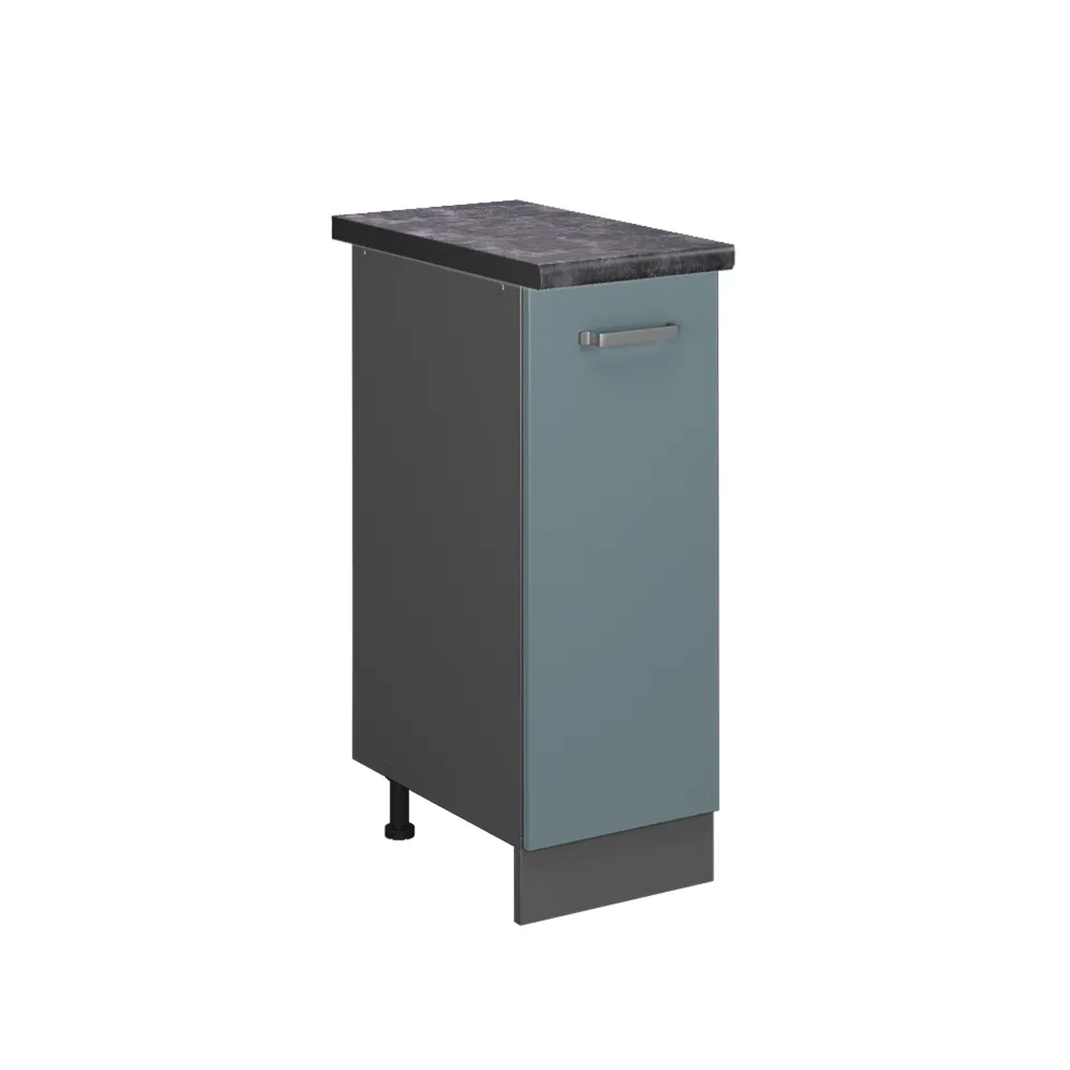 Vicco Apothekerschrank R-Line Blau-Grau/Anthrazit 30 cm AP Anthrazit