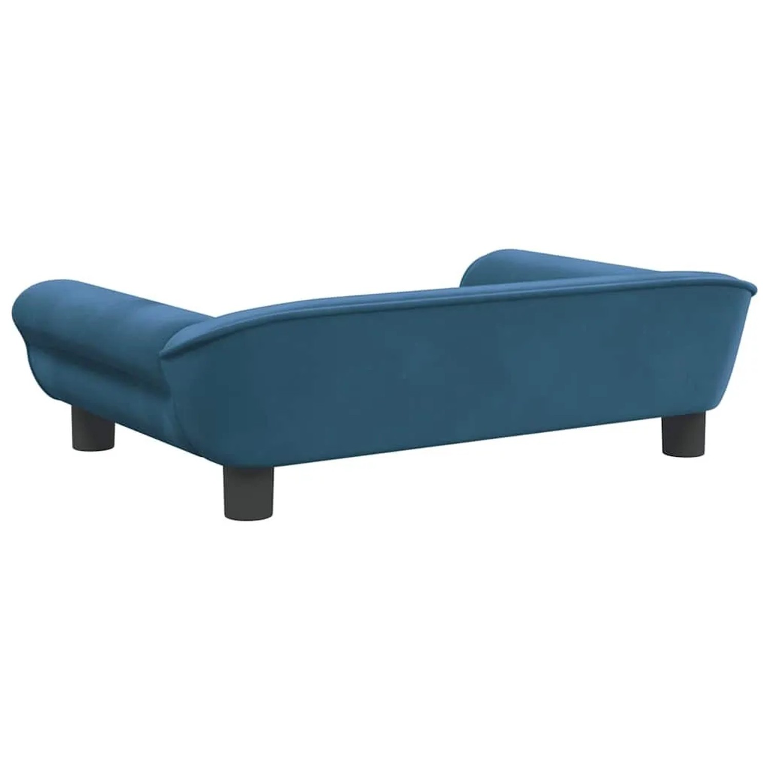 vidaXL Hundebett Blau 70x48x22 cm Samt 172012_5
