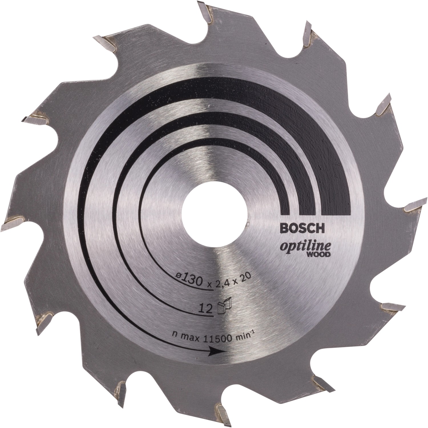 Bosch Kreissägeblatt Optiline Wood 130 mm x 24 mm x 20 mm 12 Zähne günstig online kaufen