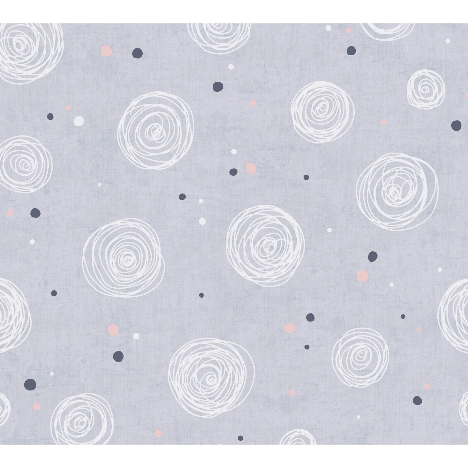 A.S. Creation Vliestapete Kreise 10,05 m x 0,53 m Grau-Rosa FSC® günstig online kaufen