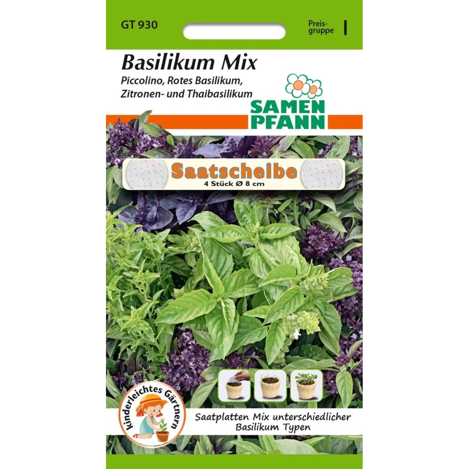 SAMEN PFANN Basilikum Mix