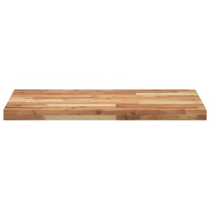 Rechteckige, geölte Waschtischplatte aus Akazienholz, 160x50 cm.