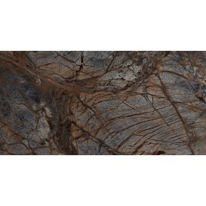 Feinsteinzeug Bodenfliese, 60x120 cm, Steinoptik, polierte Glasur für Innenräume.