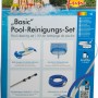 Summerfun Reinigungsset für Pools mit Bürste, Kescher, Teleskopstange und Schlauch.