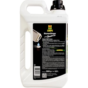 Compo Blumendünger mit Guano, 5 Liter Kanister für üppige Blütenpracht.