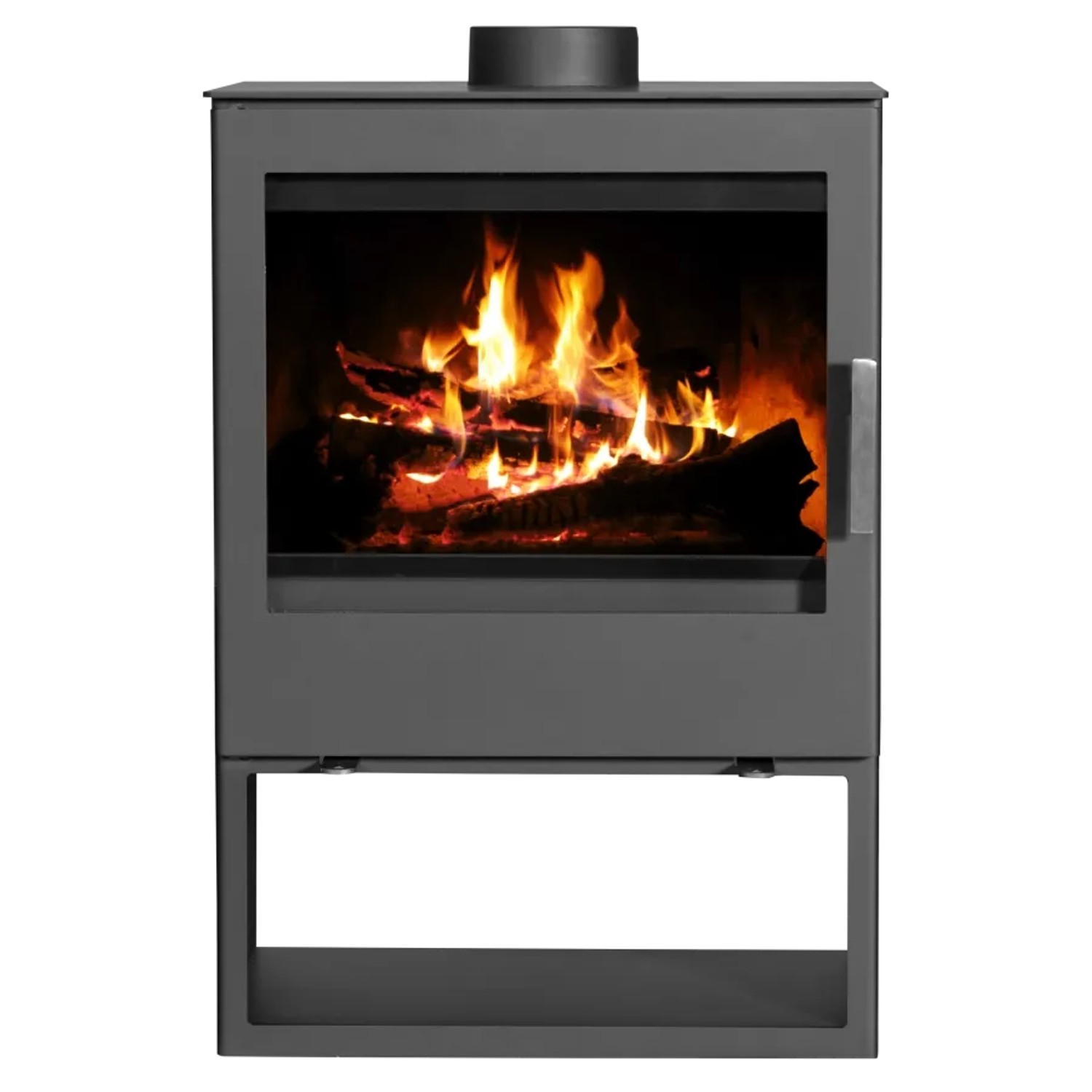 Victoria Kaminofen Modena Schwarz mit  8,6kW günstig online kaufen