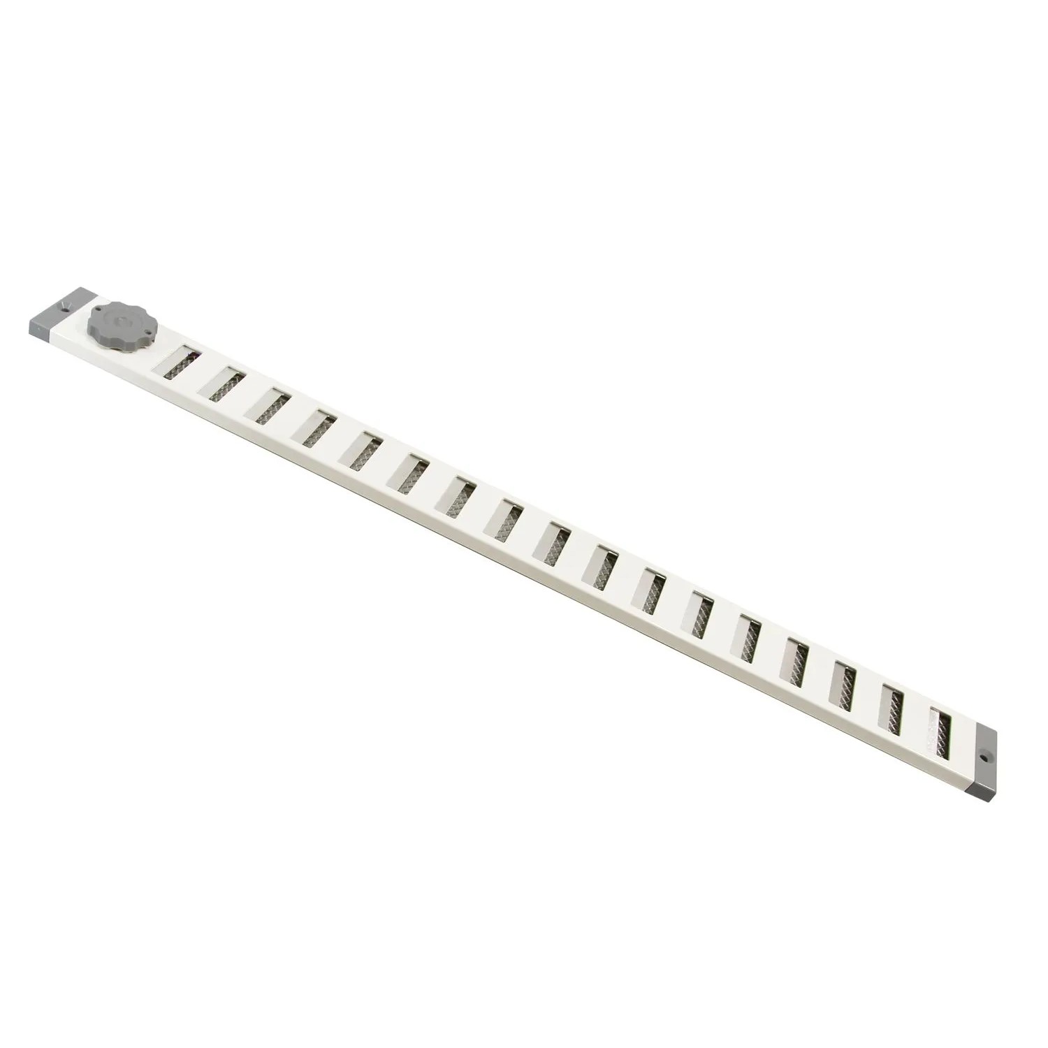 Häusler Lüftungsgitter LG 5004 SW Weiß 500 x 40 mm Alu F1 Zuluft Abluftgitter