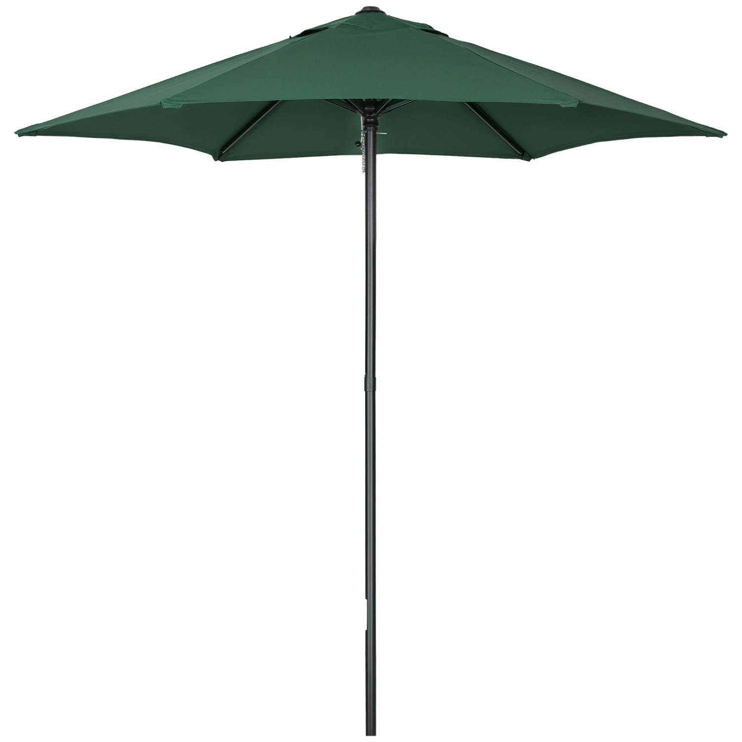 Outsunny Sonnenschirm Polyester Aluminium 1,96L x 1,96B x 2,04H m günstig online kaufen