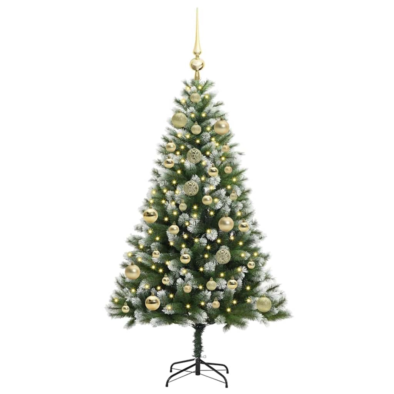 Thumbnail - vidaXL Künstlicher Klapp Weihnachtsbaum mit Schneeüberzug 120 cm 3395428