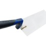 LUX Stuckateurkelle 140 mm, rostfrei mit blau-schwarzem Comfort-Griff.
