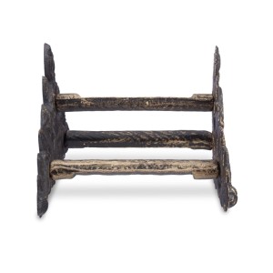 Relaxdays Schlauchhalter Gusseisen Bronze Platzsparend 13 cm x 27 cm x 15 cm 1,5 kg