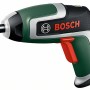 Bosch IXO 7 Akkuschrauber mit Akku, Ladekabel und Box. Kompakter Schrauber in Grün/Schwarz/Silber.