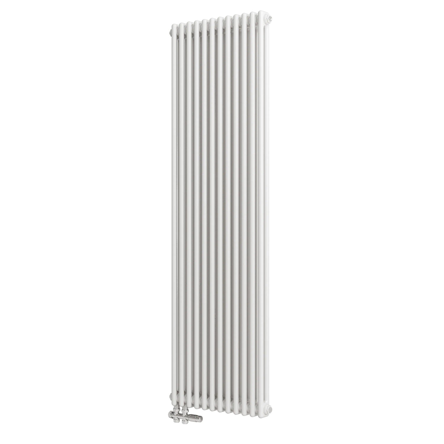 Duschparadies Traditioneller Heizkörper 1800 x 560 mm 1815W Doppellagig Gusseisenstil Weiß
