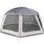 vidaXL Poolzelt mit Abnehmbarem Überzelt Netzwänden Grau 612x612cm 4100639_3