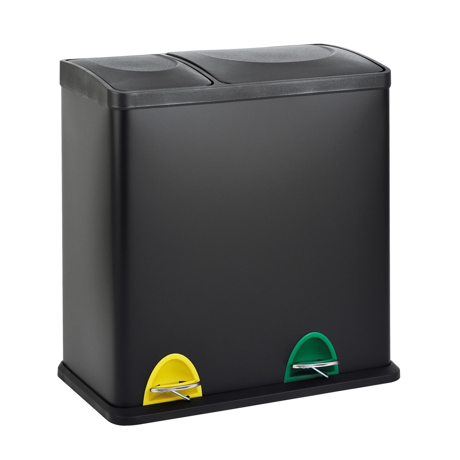 Svita TC2Combo35 Mülleimer 35 Liter 12+23l Treteimer Trennsystem Küche Schw günstig online kaufen