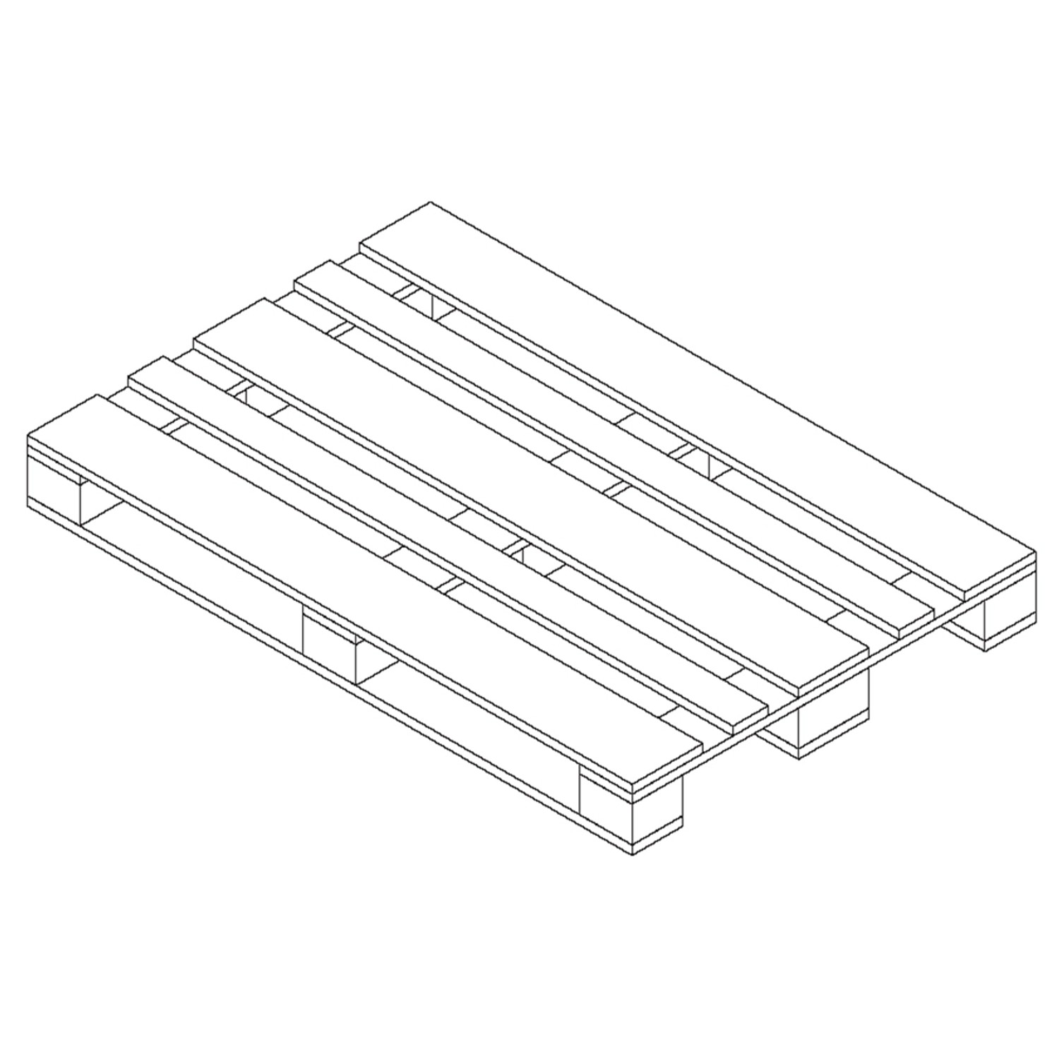 Weiße Möbelpalette für den Außenbereich. DIY-Regalböden & Möbelbau.