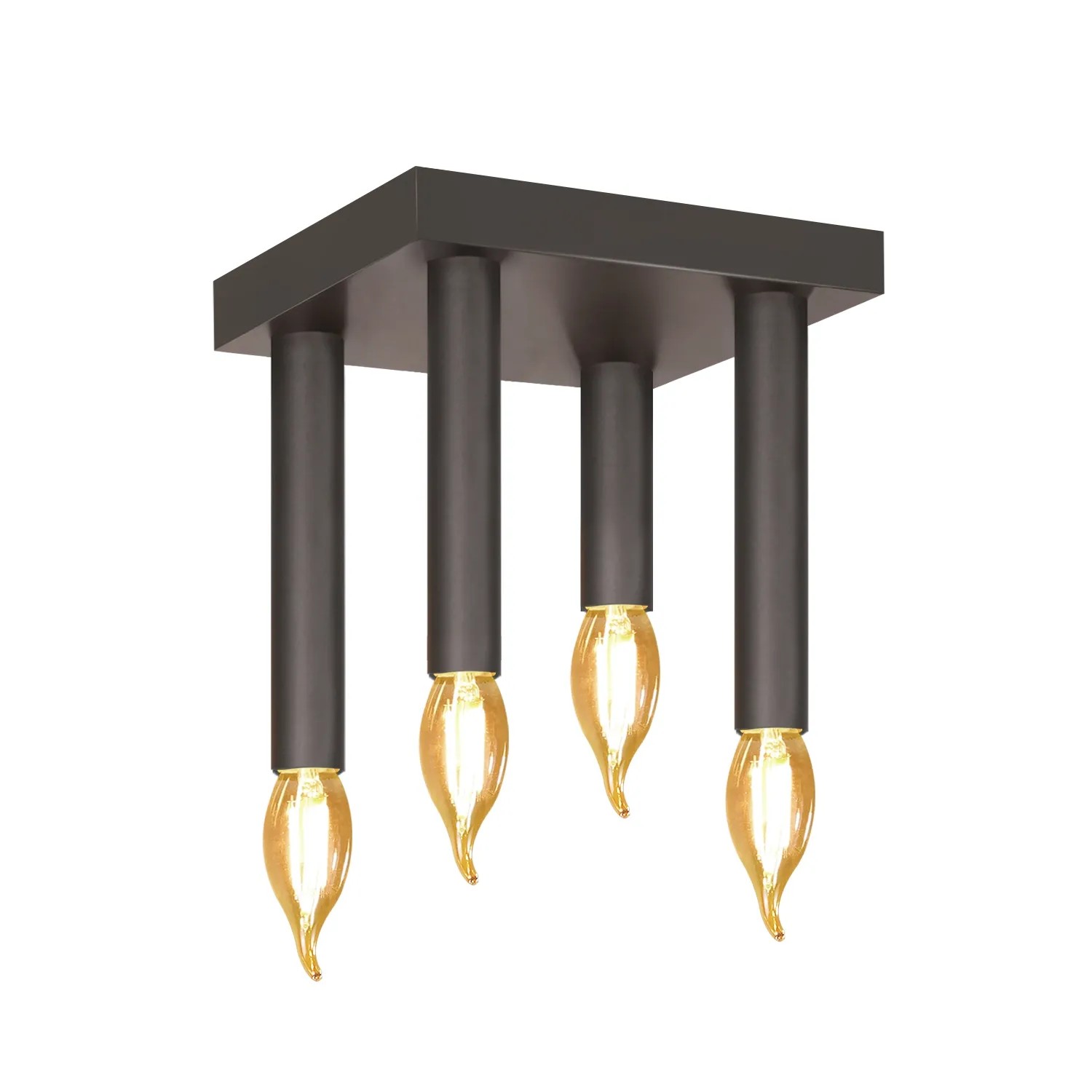 NETTLIFE Deckenleuchte aus Metall L15cmSchwarz-1