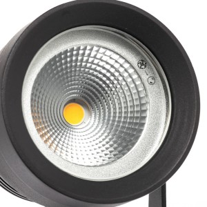 Lucande LED Irina Außenstrahler aus Alu, moderner Gartenstrahler für den Boden.