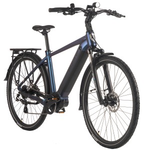 ADORE E-Trekkingbike 28 Zoll Alu Trekking E-Bike ATX-450 Mittelmotor 75NM 15Ah Pearlized Blue