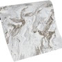 Rolle Erismann Vliestapete Carrara Grau mit Marmor-Optik für Wandgestaltung.