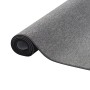 Gerollter, anthrazitfarbener Snapstyle Feinschlingen Velour Teppich Strong, 80x160 cm.