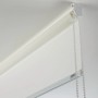 Schöner Wohnen Tageslicht-Rollo Tizia, 45x150 cm, weiß, mit transparenter Kugelkette.