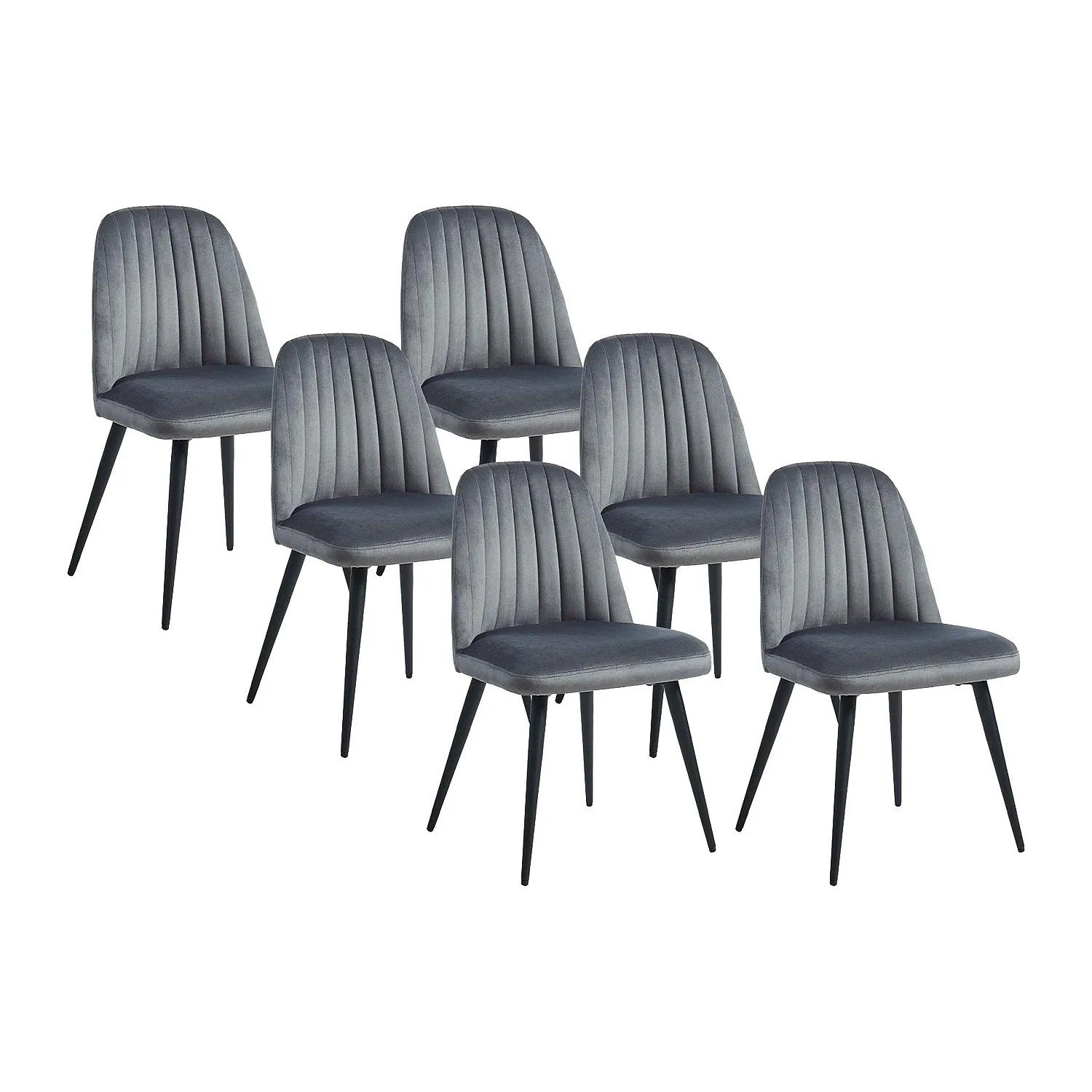 Vente-unique Stuhl Eleana Grau 49 cm