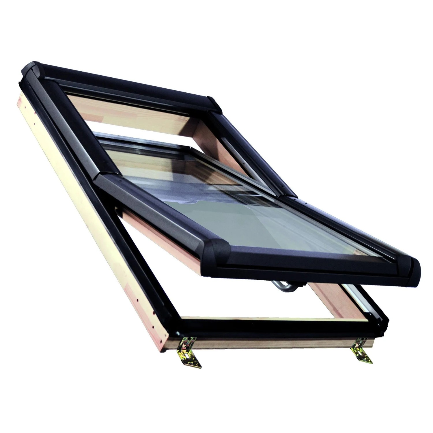 Roro Holz-Dachfenster KB3.1 VSG 74 cm x 140 cm Kiefer günstig online kaufen