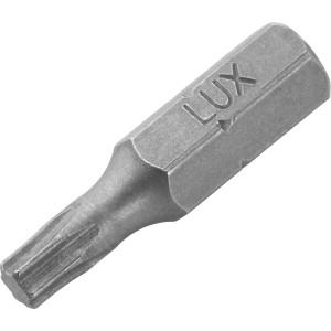 LUX Bit Classic TX20, robuster Torx-Bit aus legiertem Stahl für Schrauben mit Innentorx.