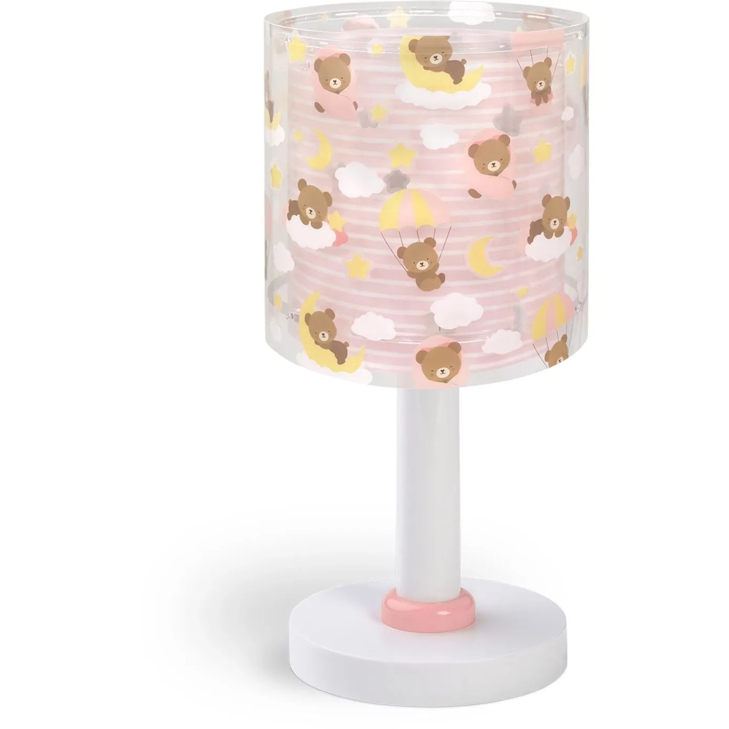 Dalber Nachttischlampe LED Nachtlicht für Kinder Baby Teddy Bären Rosa