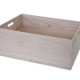 Naturbraune MCW Holzbox C20 (60x40x24cm) mit Tragegriffen für Aufbewahrung.