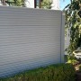 Beckers Betonzaun-Platte Linear, 200x38,5x3 cm, als Sicht- und Windschutz im Garten.