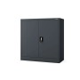 Jan Nowak Metallschrank Klein BEATA 93 x 90 x 40 cm Anthrazit