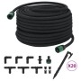 vidaXL Tropfschlauch Schwarz 50 m Gummi 155872_2