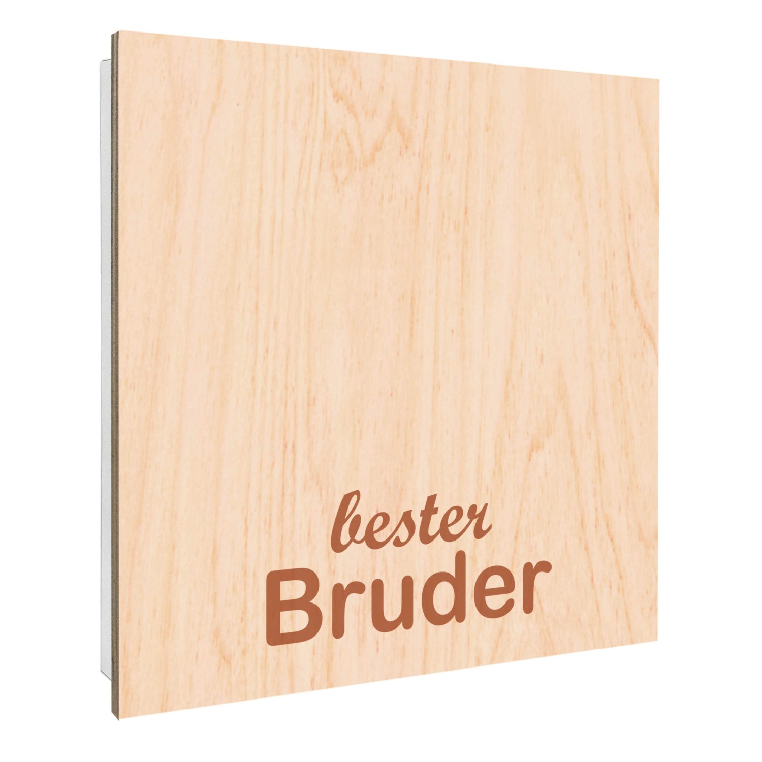Banjado Großer Schlüsselbox Holz 30x30cm Weiß Scharnier Rechts 50 Haken Sch günstig online kaufen
