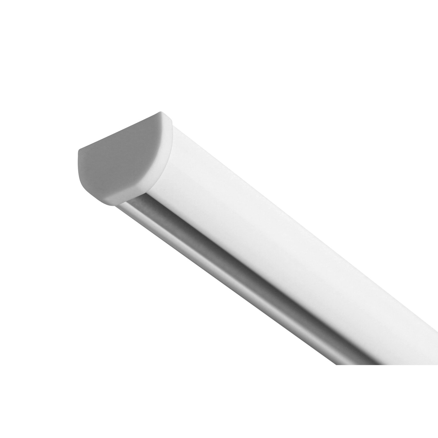 Deco-Raum Gardinenschiene nach Maß 1-Lauf Round Weiß 180cm_7