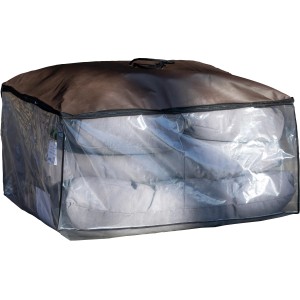 Acamp Tragetasche für Palettenkissen-Set, transparente Schutzhülle mit Reißverschluss und Tragegriffen.