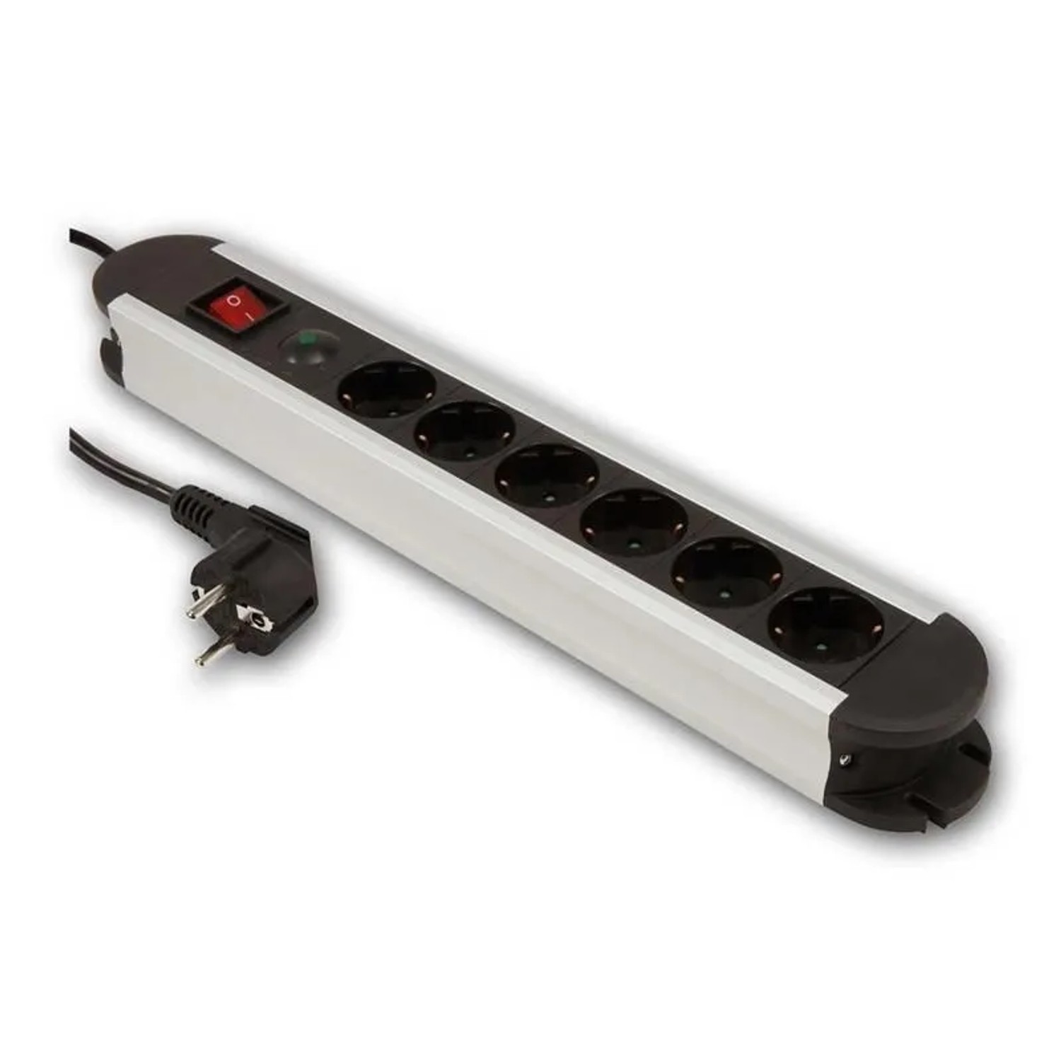 world-trading-net 6-fach Steckdosenleiste mit Überspannungsschutz