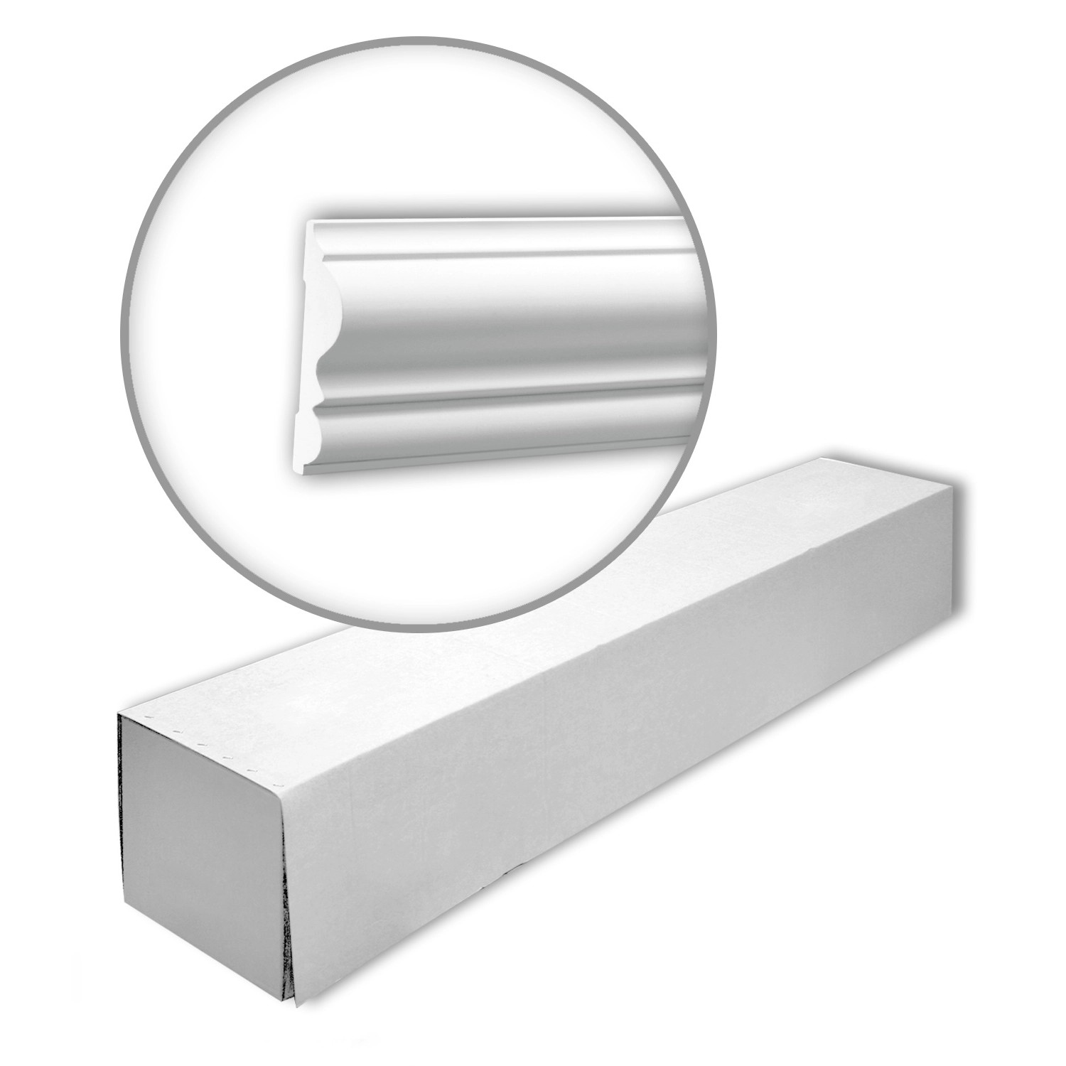 PROFHOME 151303 Wand- und Friesleisten 1 Karton Set mit 12 Zierleisten 24 m günstig online kaufen