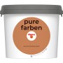 Eimer Alpina Wandfarbe Pure Farben Kupferorange, matte Innenfarbe für Wände.