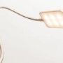 Dimmbare LED Bettleuchte in Messing-Optik mit flexiblem Schwanenhals für optimale Ausrichtung.