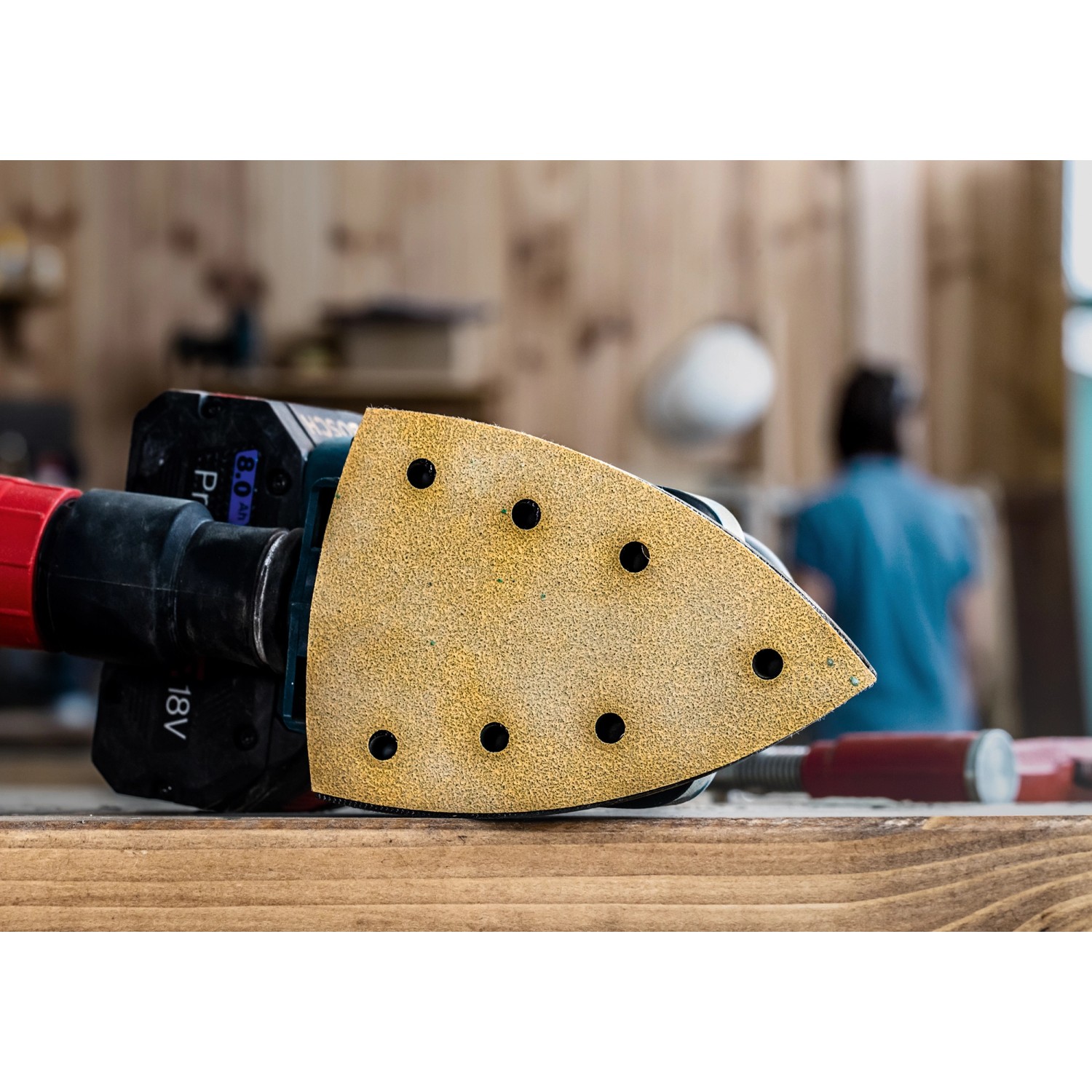 Bosch Expert Schleifblatt C470 K120, 10 Stk., auf Schwingschleifer. Zubehör zum Schleifen.