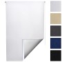 Weißes Sol Royal Thermorollo SolReflect T42, 75x160cm, mit Thermobeschichtung und seitlicher Bedienkette.