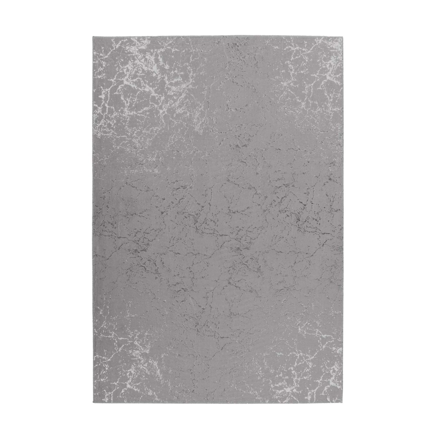 MeGusta Kurzflor Teppich Modern Taupe Silber Weicher KurzflorTeppich 80 x 150 cm