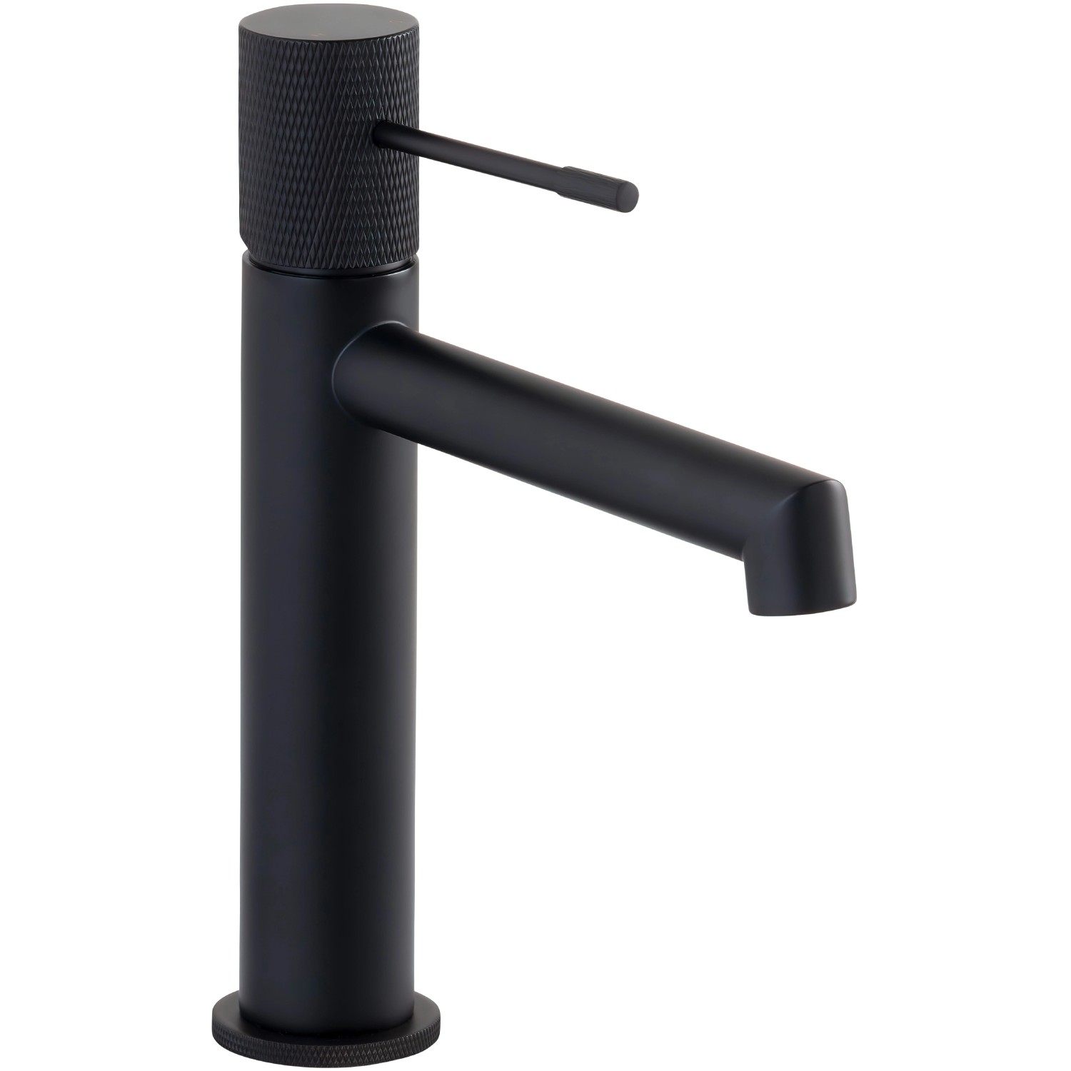 Schöner Wohnen Waschtischarmatur Kadia, Auslauf 12,1cm, Schwarz Matt. Elegante Armatur für moderne Badezimmer.