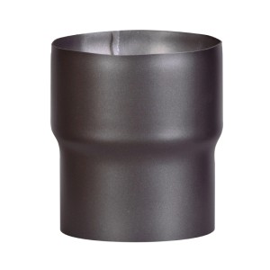 Firefix Rauchrohr-Erweiterung, 130 auf 150 mm, schwarz, für Kaminöfen und Feuerstellen.